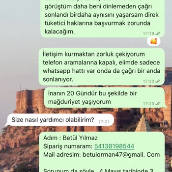 Zara'dan İptal Edilen Sipariş Ve Yapılamayan İade Mağduriyeti