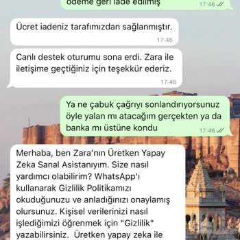 Zara'dan İptal Edilen Sipariş Ve Yapılamayan İade Mağduriyeti