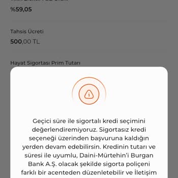 Onbank Kampanyasında Sigorta Engeliyle Yüksek Faiz Mağduriyeti Yaşadım