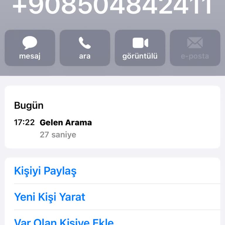 Telesekreter Araması Sonrası İşlem Endişesi Ve Sorumluluk Reddi