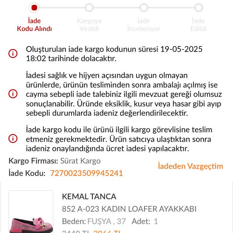 Trendyol Express İade Sürecinde Kişisel Bilgilerim Başkasının Eline Geçti Param Kayboldu