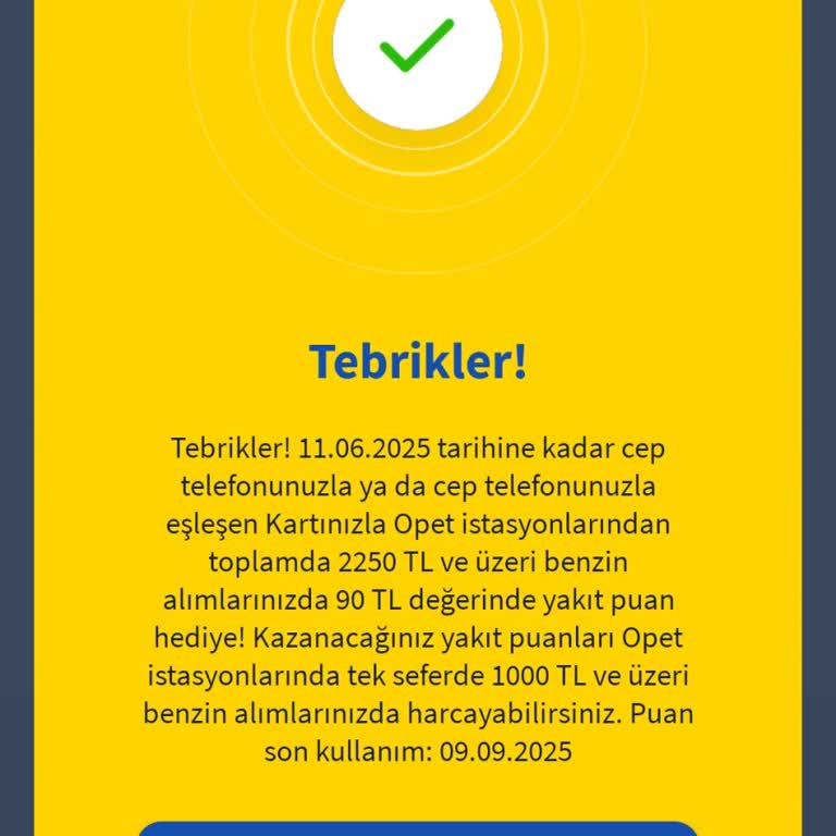 Opet Yakıt Puanı Kullanımında Sürekli Sistem Sorunları ve Müşteri Hizmetlerinde İlgisizlik
