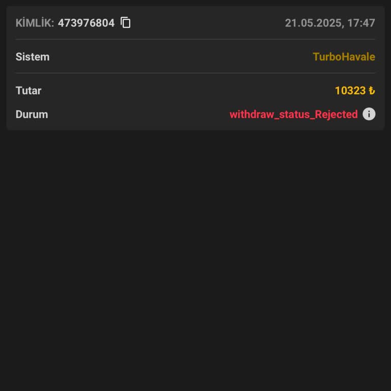 Pashagaming Para Çekme Talebim Sürekli Reddediliyor, Mağdur Oldum!