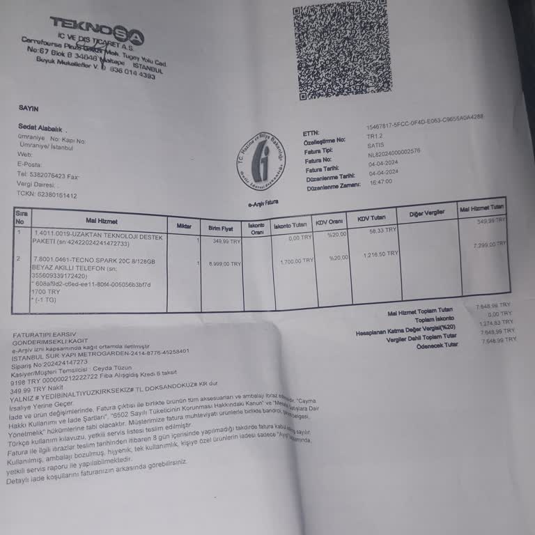 Garanti Kapsamındaki Telefonumun Şarj Sorunu Çözülmedi Mağdur Edildim