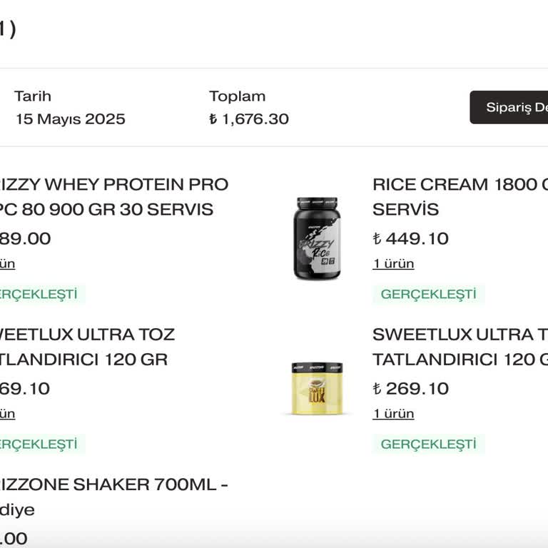 Grizzone Sipariş Gecikmesi Ve Yetersiz Müşteri Desteği Deneyimi