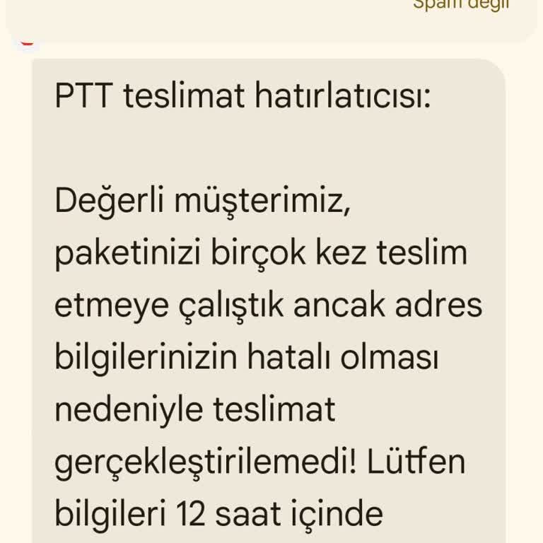 PTT Adı Kullanılarak Yapılan Şüpheli Para Talebi