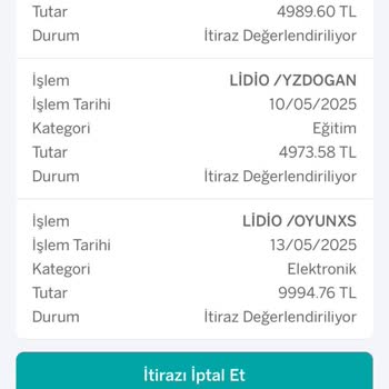 Bilgim Dışında Sanal Kartla Hesabımdan Para Çekildi!