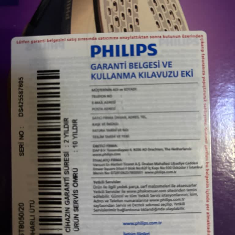Philips Ütüde Su Haznesi Kolu Kırıldı, Garanti Desteği Alamadık