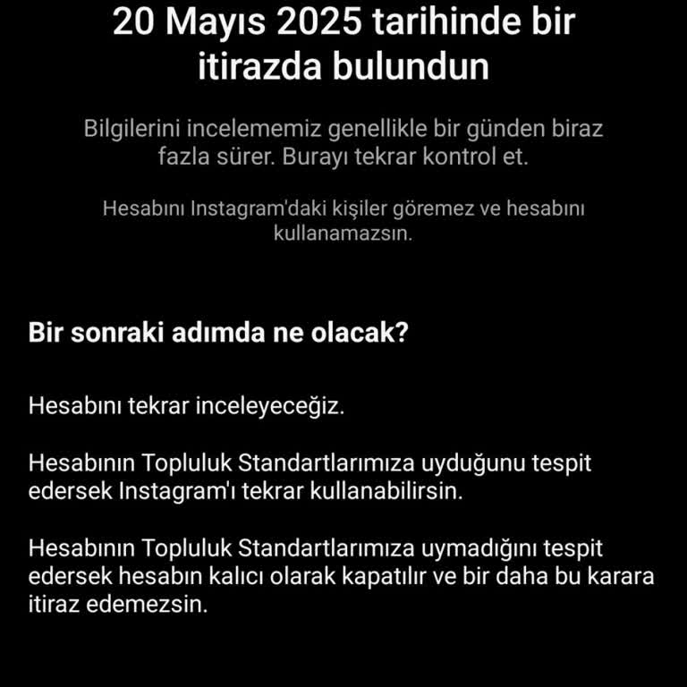 Instagram Sebepsiz Askıya Alınan Hesabım İçin Yardım İstiyorum