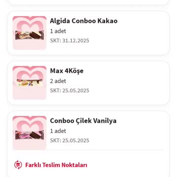 Kazandığım Dondurmaları Marketlerden Teslim Alamıyorum