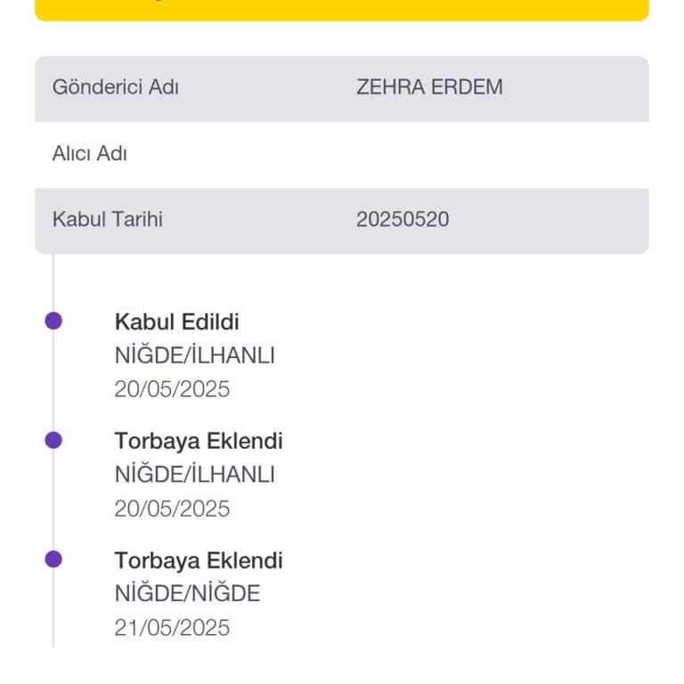 PTT Kargo'nun Kargo Teslimatında Gecikme Ve İletişimsizlik