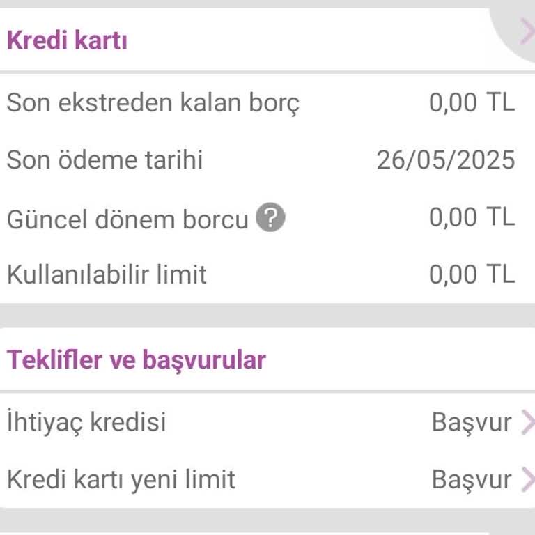 Erken Ödeme Sonrası Kısıtlanan Kredi Kartım Açılmıyor