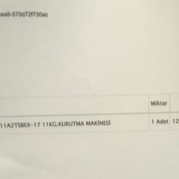 Hoover Kurutma Makinesi İçin Parça Temini Aylardır Sağlanmıyor