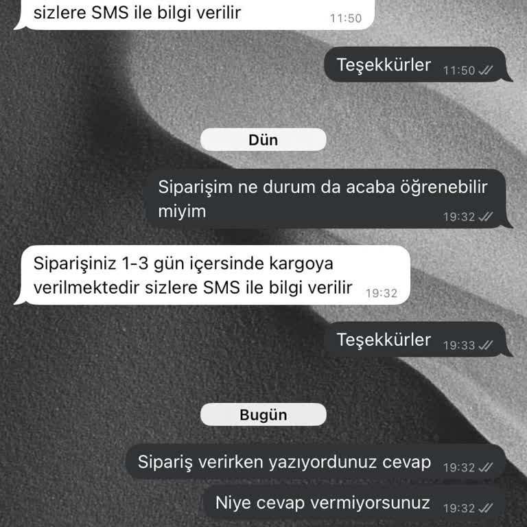 Sipariş Sonrası Ek Ödeme Talebi Ve İletişim Sorunu