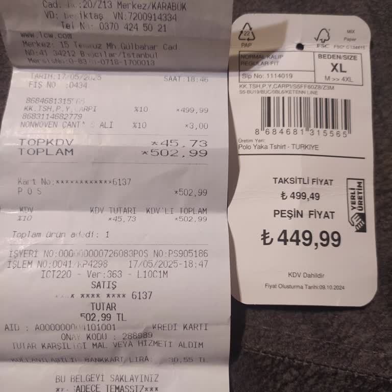 Kasada Etiket Fiyatından Fazla Ücret Alındı