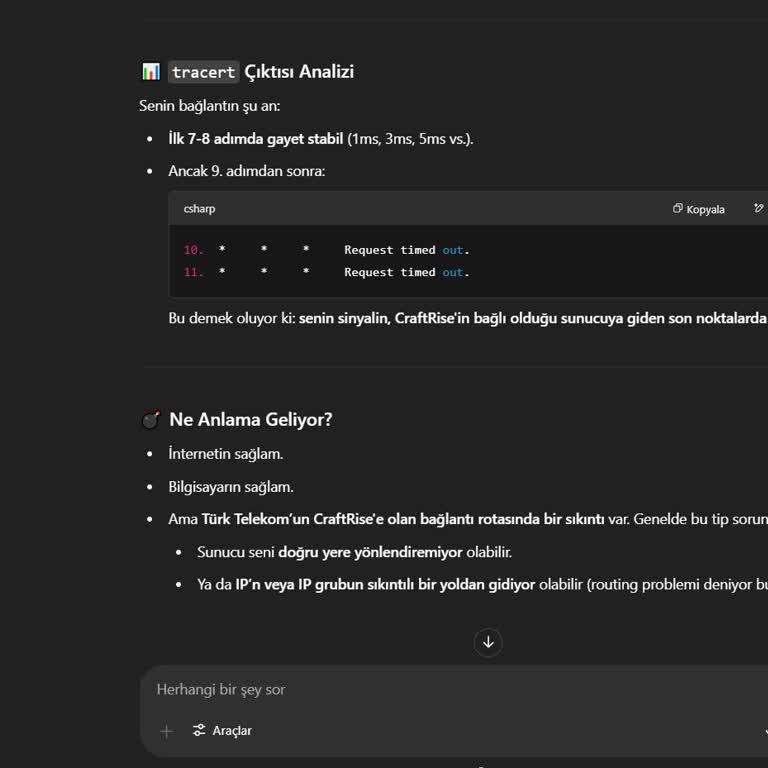 Craftrise'de Yüksek MS Sorunu Oyunu Oynanamaz Hale Getiriyor