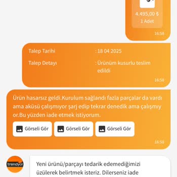 Trendyol'dan Aldığım Akülü Traktörün İadesi Ve Satıcı Tutumu