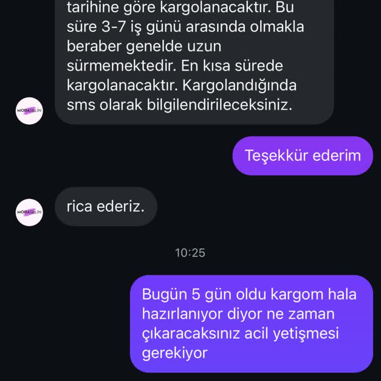 Siparişim Gönderilmiyor, Güven Sorunu Yaşıyorum!