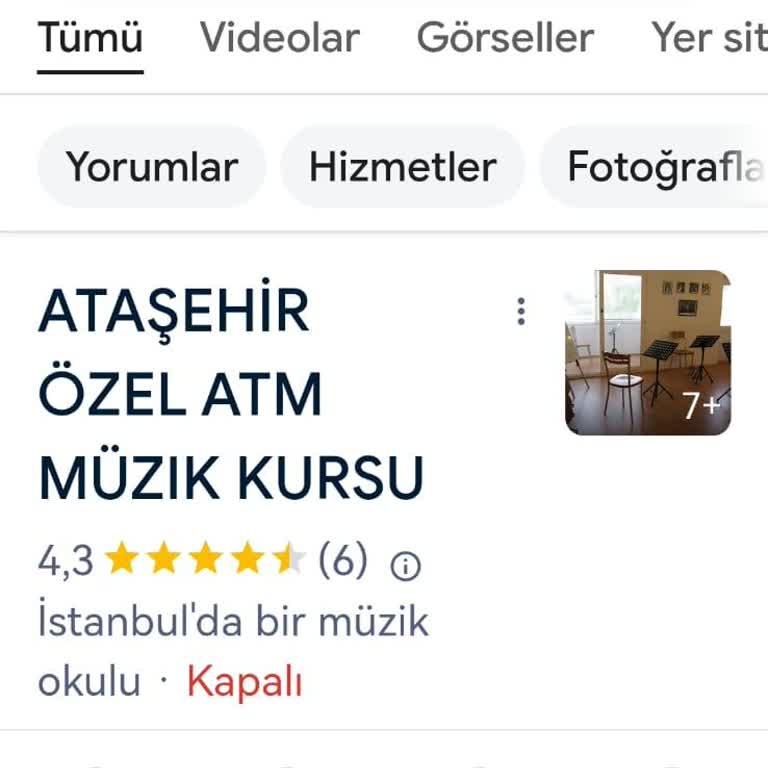 Kapanan Müzik Kursunun Google'da Hâlâ Listelenmesi Mağduriyet Yaratıyor