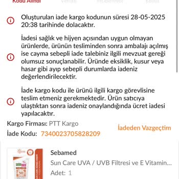 Trendyol'dan Aldığım Sebamed Güneş Kremi Sahte Çıktı