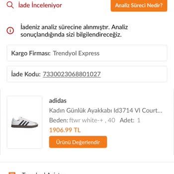 Ayakkabıda Sararma Ve İade Sürecinde Uzun Bekleyiş Yaşadım