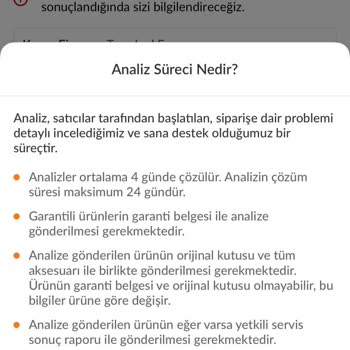 Ayakkabıda Sararma Ve İade Sürecinde Uzun Bekleyiş Yaşadım