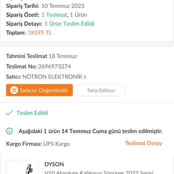 Dyson Garanti Devrinde Yaşanan Mağduriyet