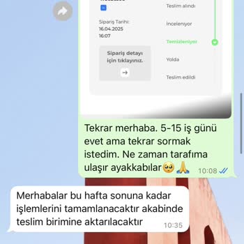 Ayakkabım Ve Param 1 Ayı Geçkin Süredir Teslim Edilmiyor