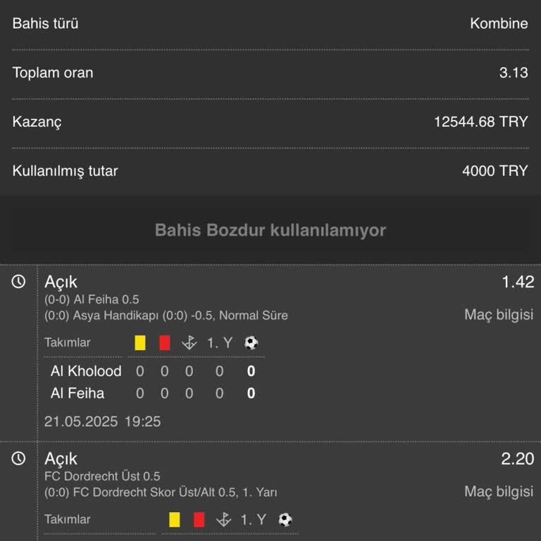 Madbet'te Kupona Sonradan Eklenen Maç Nedeniyle Güven Sorunu