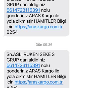 Aras Kargo Teslimatında Sürekli Yaşanan Sorunlar Ve Yanıltıcı Mesajlar