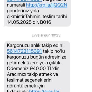 Aras Kargo Teslimatında Sürekli Yaşanan Sorunlar Ve Yanıltıcı Mesajlar