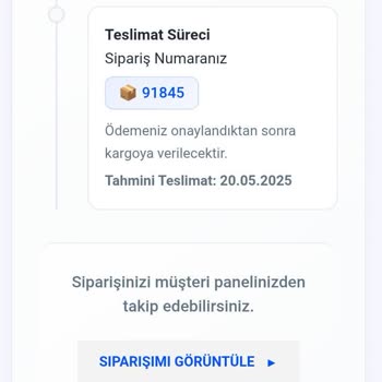 Siparişimin Teslim Edilmemesi Ve İade Talebim