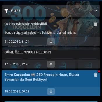 Bonusun Geri Alınması Ve Bakiye Silinmesi Mağduriyeti