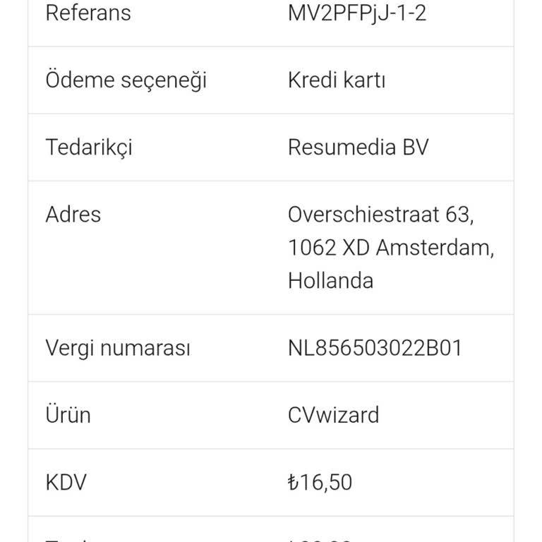 Cvwizard Bilgim Dışında Yapılan İşlem Nedeniyle Mağduriyetimin Giderilmesini Talep Ediyorum