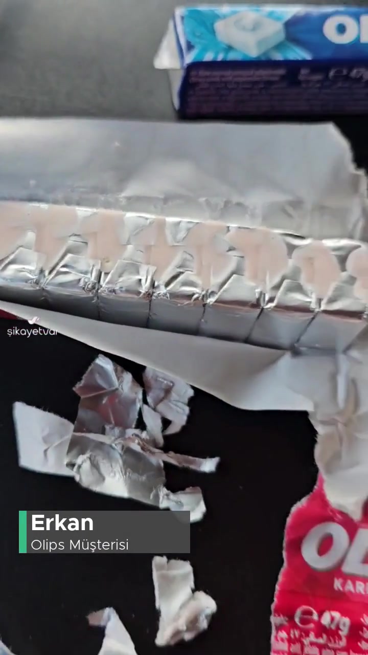 Olips Yapış Yapış Ne Ambalajı Açıp Yemek Mümkün Değil! videonun kapak resmi