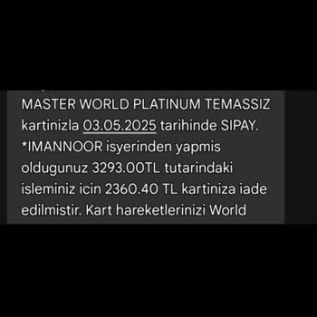 İptal Edilen Siparişler Ve Eksik Para İadesi Mağduriyeti