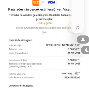 İade Edilmeyen Ürün Bedeli Ve Geciken Para İadesi