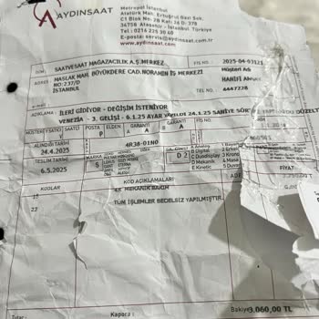 Teknik Serviste Çözülemeyen Seiko Saat Arızası Ve Değişim Talebi