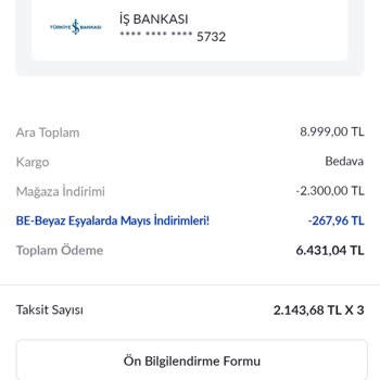 Fatura Tutarı Satış Bedelinden Yüksek Çıktı, Müşteri Hizmetlerinden Dönüş Alınamadı