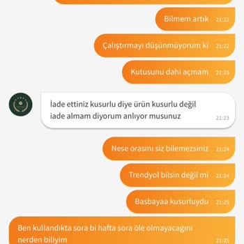 Kusurlu Gelen Robot Süpürge İadesi Kabul Edilmiyor