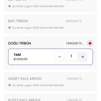 Tribün Seçimi Var, Koltuk Yok: Passolig'de Bilet Alımında Çelişki