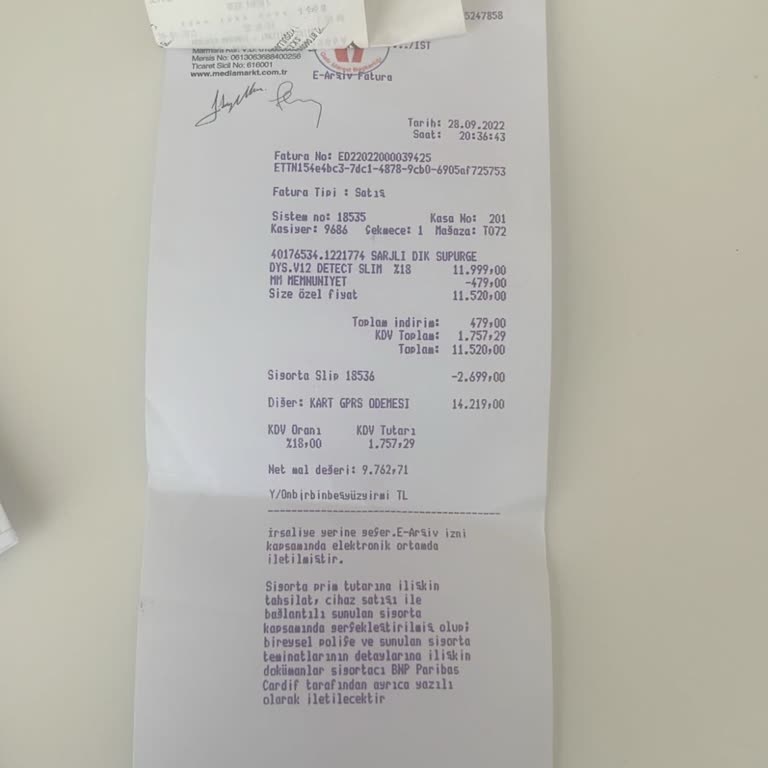 Dyson V12'nin Kısa Sürede Arızalanması Ve Sigorta Mağduriyeti