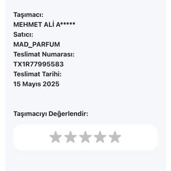 Satın Aldığım Parfümler Su Gibi Ve Kalıcılığı Yok, İade Veya Değişim Talep Ediyorum