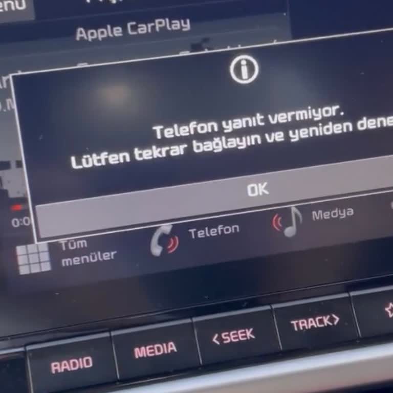 Kia Rio'da Sürekli CarPlay Bağlantı Sorunu Ve Yetersiz Servis Desteği