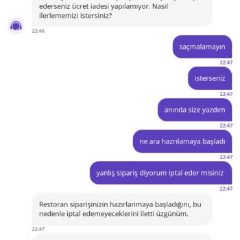 Yanlış Siparişin İptali İçin Destek Yetersiz Kaldı
