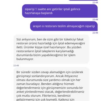 Yanlış Siparişin İptali İçin Destek Yetersiz Kaldı