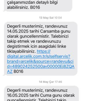 Arçelik Fırın İçin Parça Beklerken Sürekli Oyalama Ve Güven Kaybı