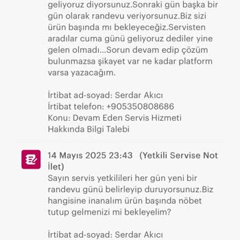 Arçelik Fırın İçin Parça Beklerken Sürekli Oyalama Ve Güven Kaybı