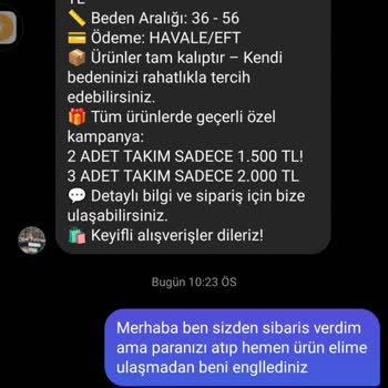 Ödeme Yapıldı, Ürün Gönderilmedi Ve Hesaplar Tarafından Engellendik