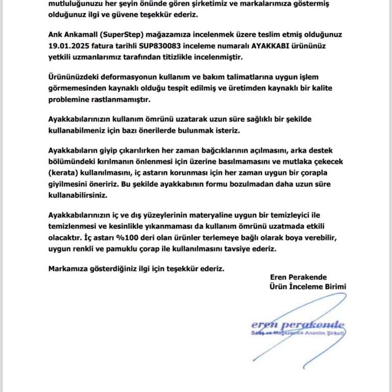 Aldığım Puma Ayakkabı Ayağımı Yaraladı, İnceleme Sonucu Tatmin Etmedi